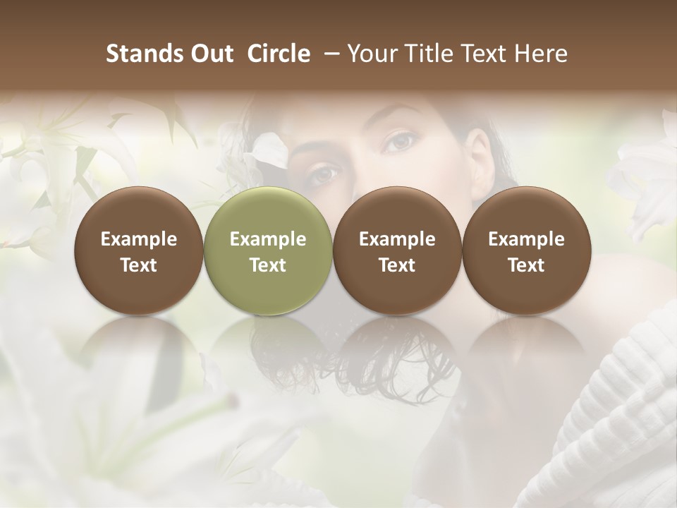 Face One Human PowerPoint Template