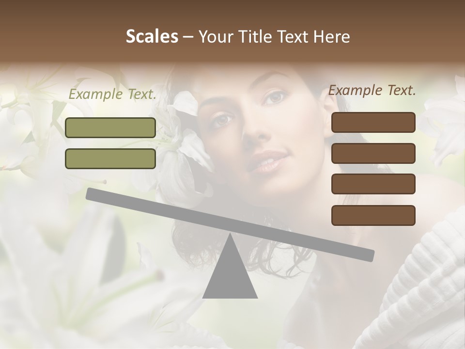 Face One Human PowerPoint Template