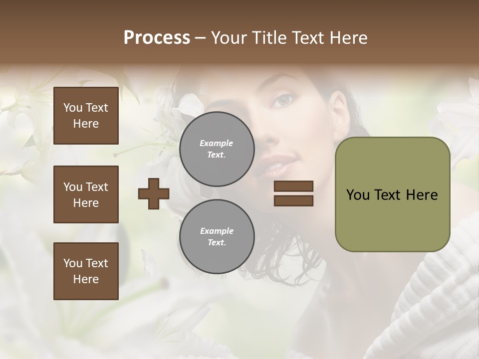 Face One Human PowerPoint Template