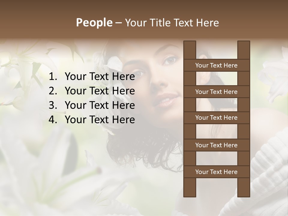Face One Human PowerPoint Template