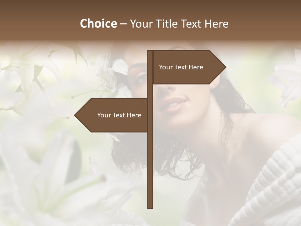 Face One Human PowerPoint Template