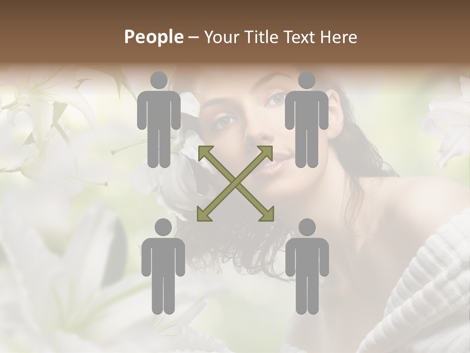 Face One Human PowerPoint Template