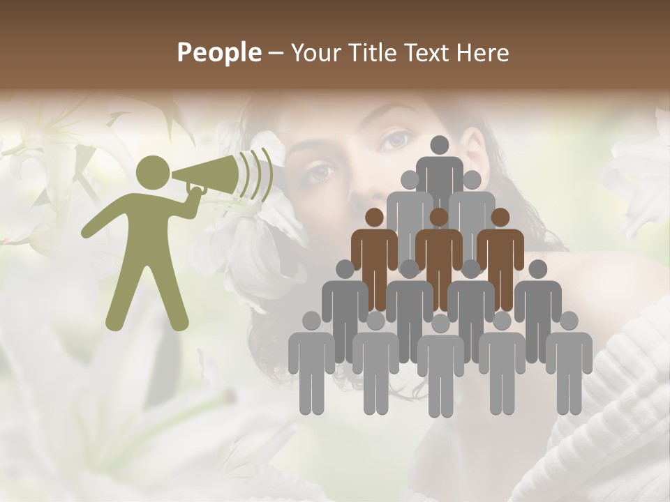 Face One Human PowerPoint Template