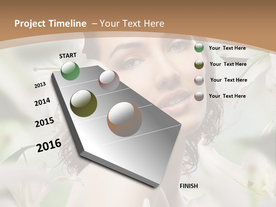Relaxation Fashion Beautiful PowerPoint Template