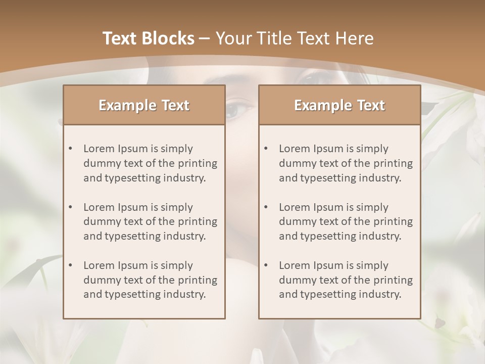 Relaxation Fashion Beautiful PowerPoint Template