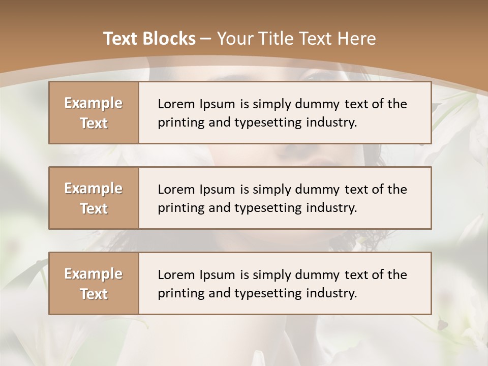 Relaxation Fashion Beautiful PowerPoint Template