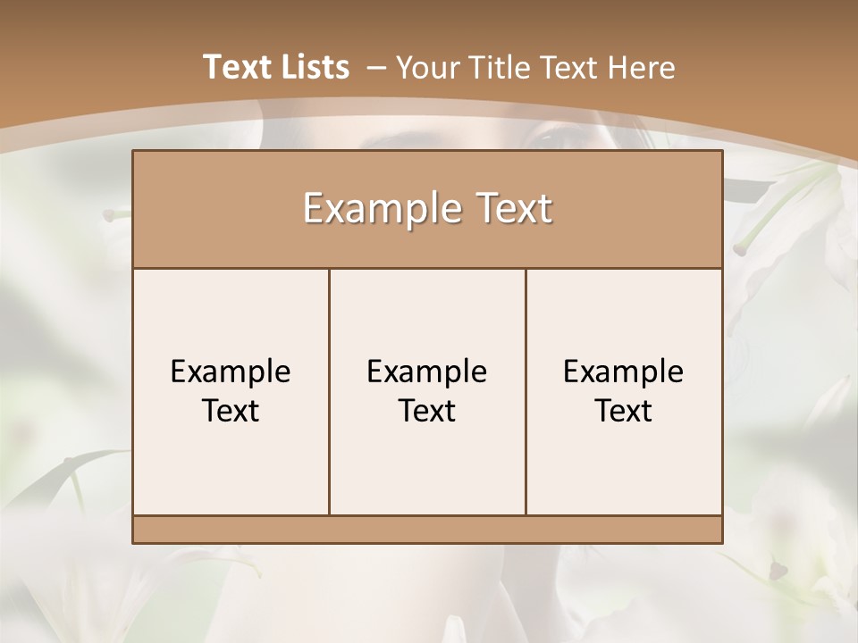 Relaxation Fashion Beautiful PowerPoint Template