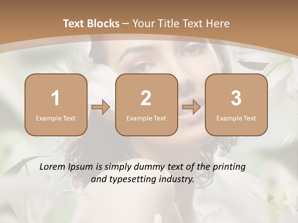 Relaxation Fashion Beautiful PowerPoint Template