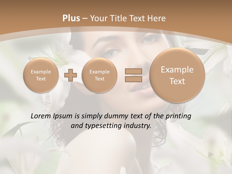 Relaxation Fashion Beautiful PowerPoint Template