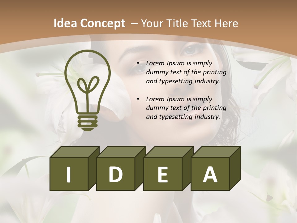 Relaxation Fashion Beautiful PowerPoint Template