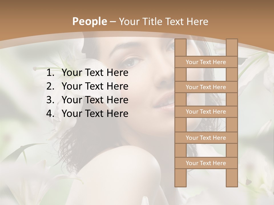 Relaxation Fashion Beautiful PowerPoint Template