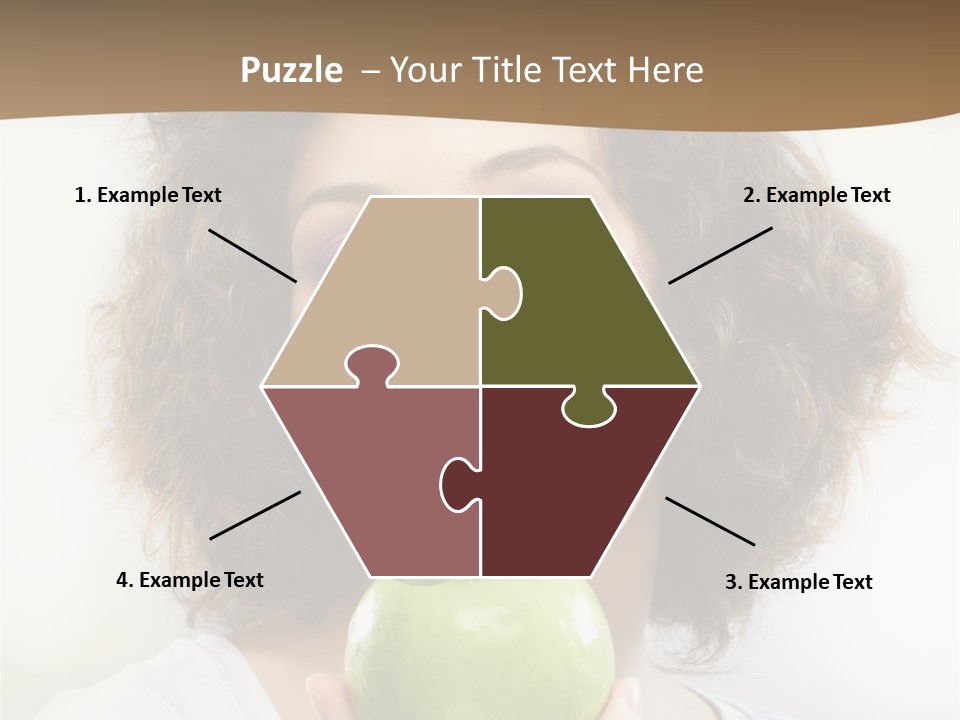 Only Person Cheerful PowerPoint Template