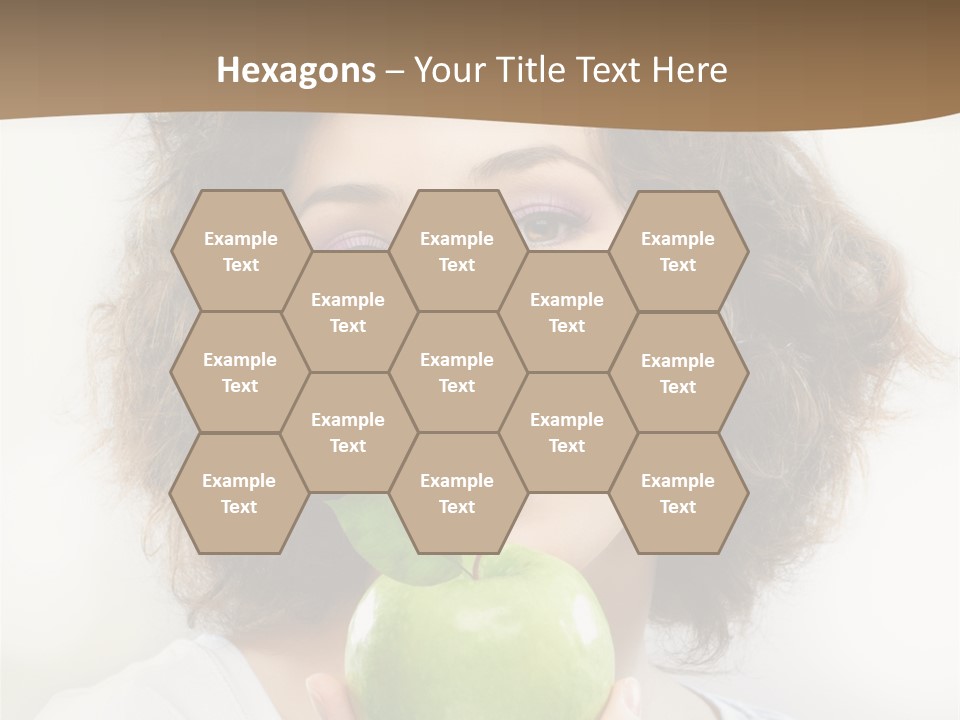 Only Person Cheerful PowerPoint Template