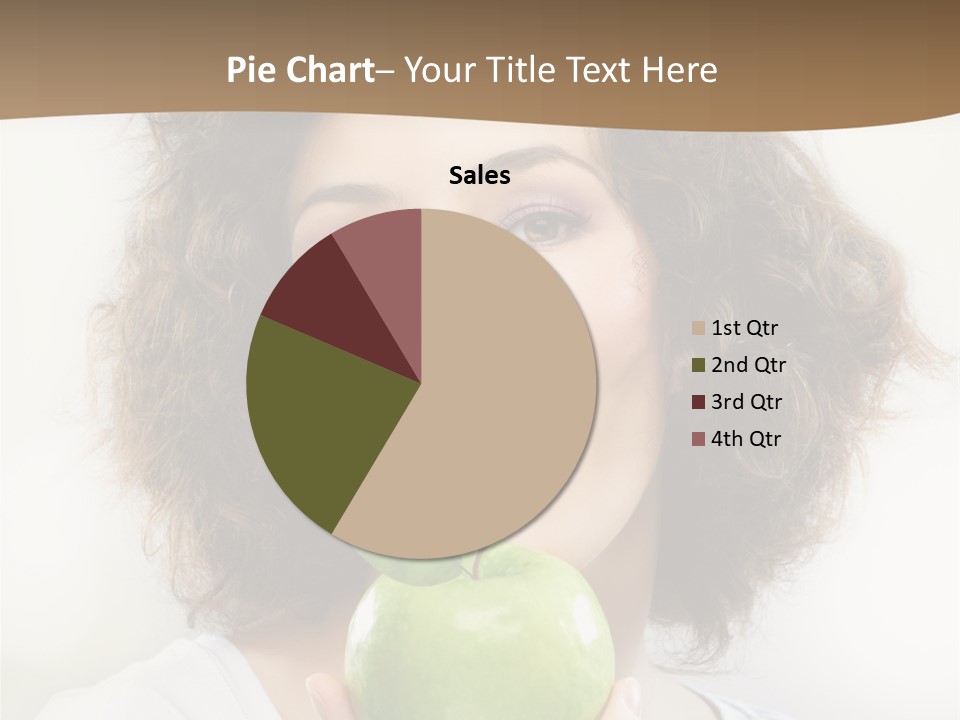 Only Person Cheerful PowerPoint Template