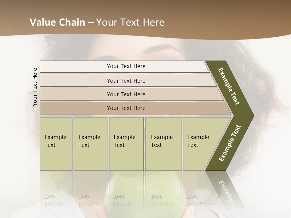 Only Person Cheerful PowerPoint Template