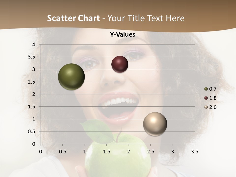 Only Person Cheerful PowerPoint Template