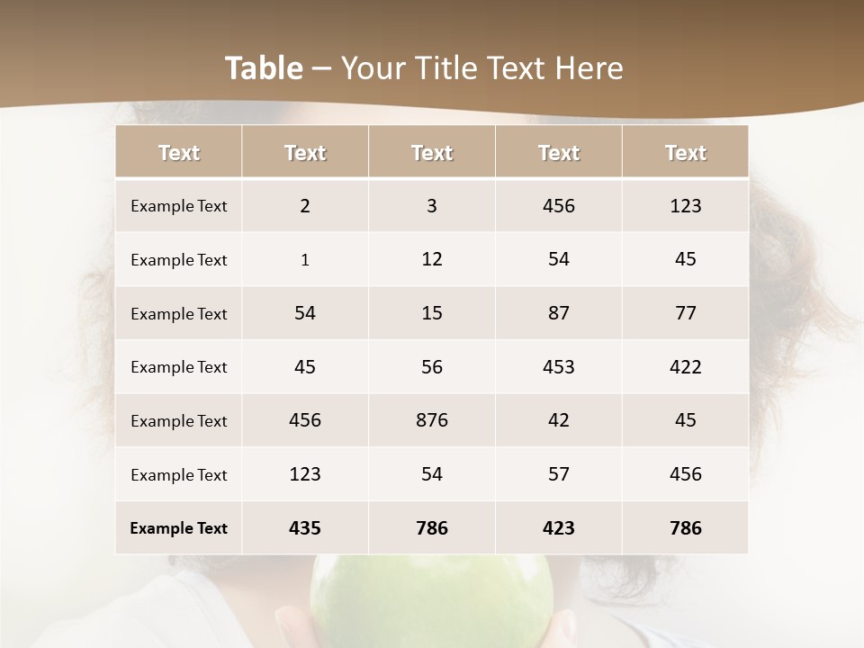 Only Person Cheerful PowerPoint Template