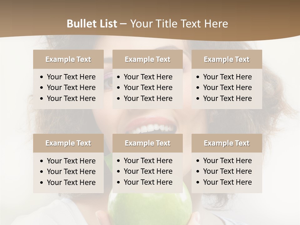 Only Person Cheerful PowerPoint Template