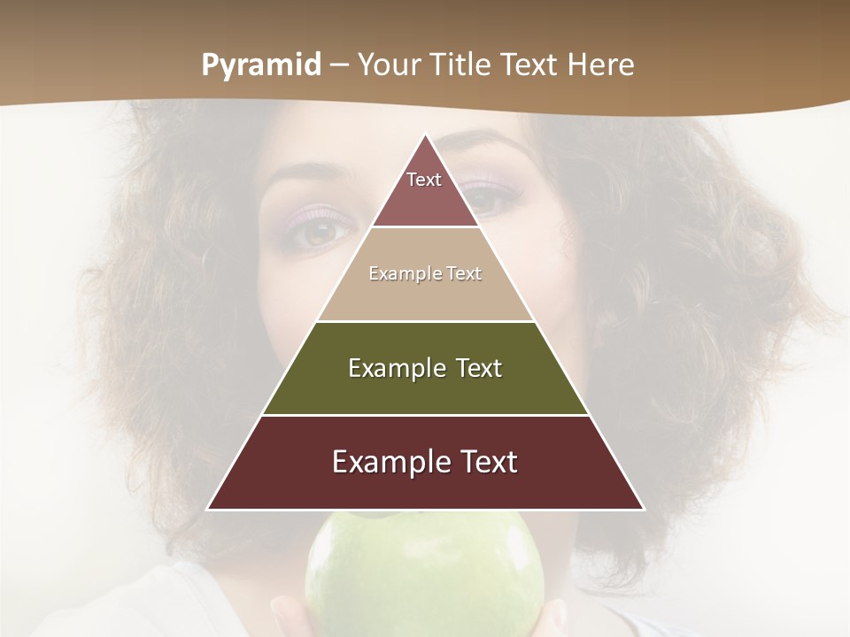 Only Person Cheerful PowerPoint Template