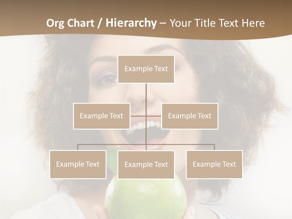 Only Person Cheerful PowerPoint Template