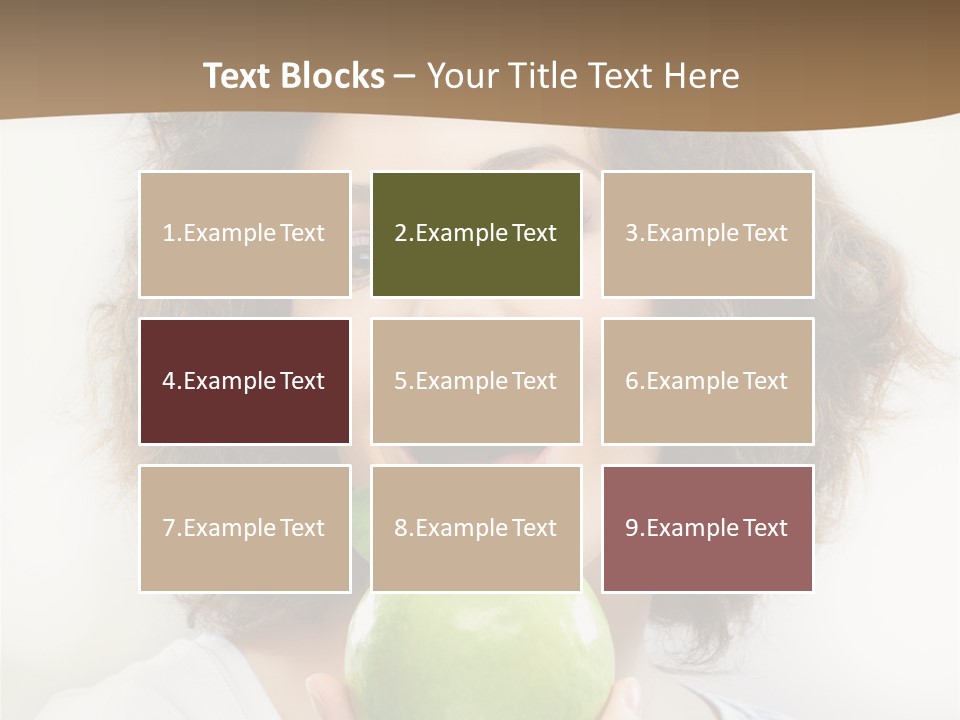 Only Person Cheerful PowerPoint Template