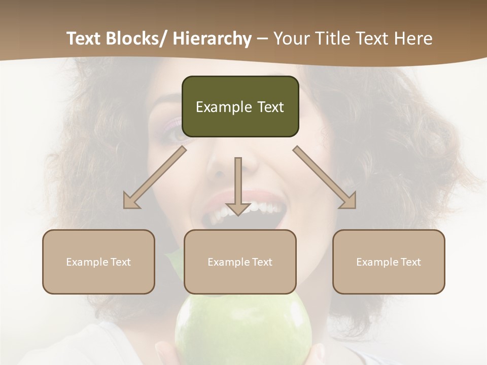 Only Person Cheerful PowerPoint Template