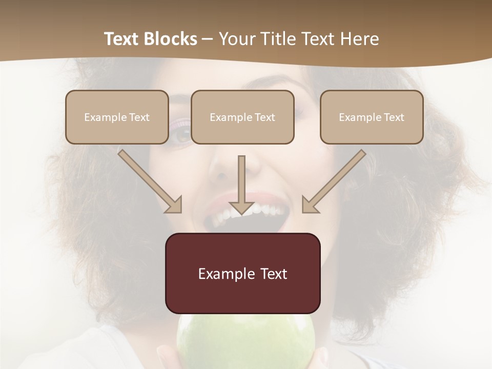 Only Person Cheerful PowerPoint Template