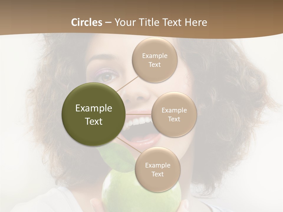 Only Person Cheerful PowerPoint Template