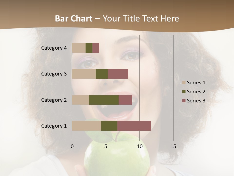 Only Person Cheerful PowerPoint Template