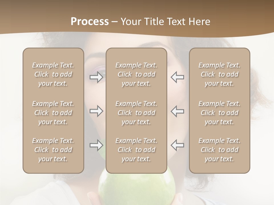 Only Person Cheerful PowerPoint Template