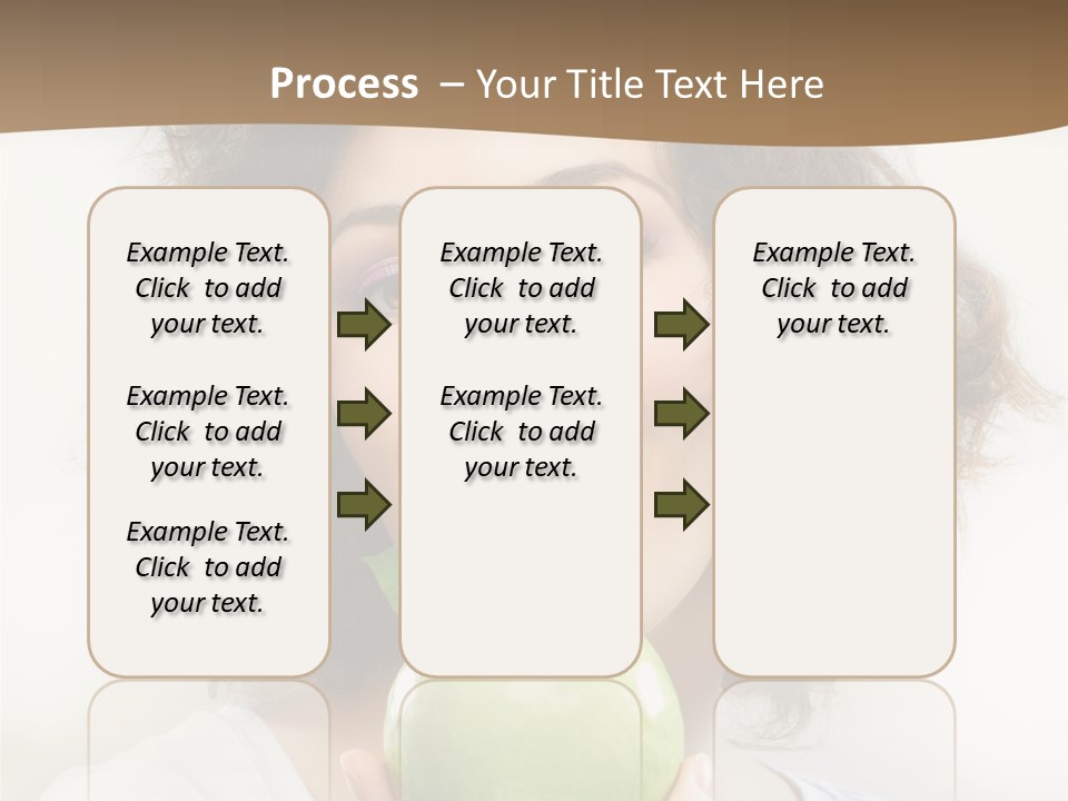 Only Person Cheerful PowerPoint Template