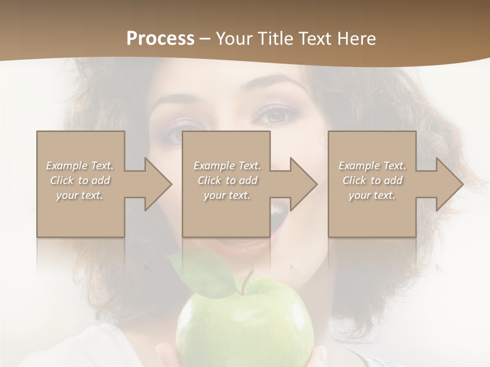 Only Person Cheerful PowerPoint Template