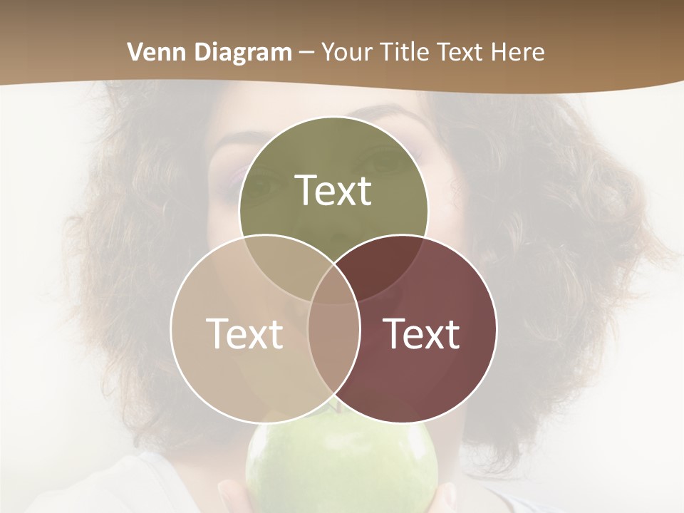 Only Person Cheerful PowerPoint Template