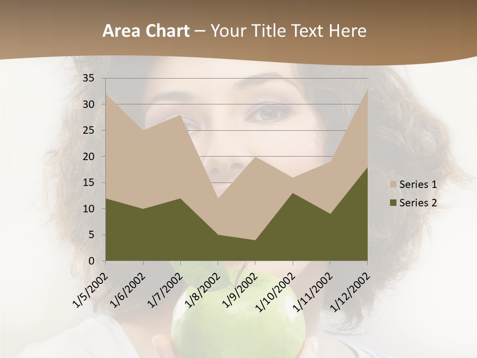 Only Person Cheerful PowerPoint Template