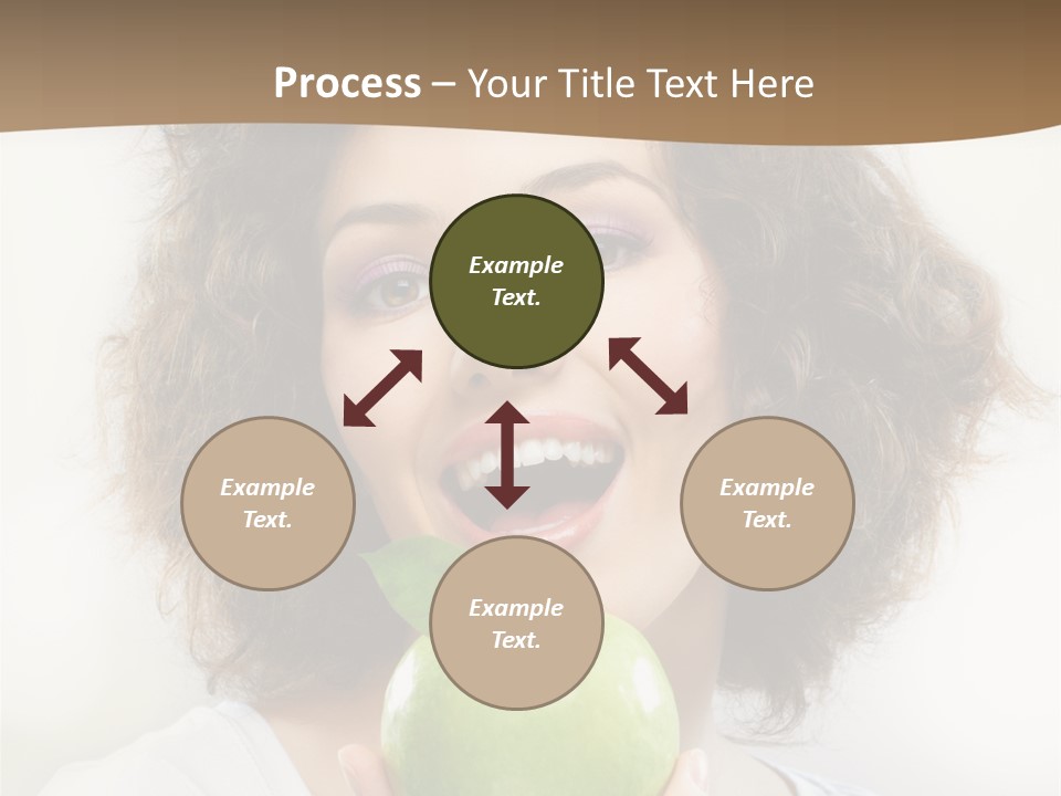 Only Person Cheerful PowerPoint Template