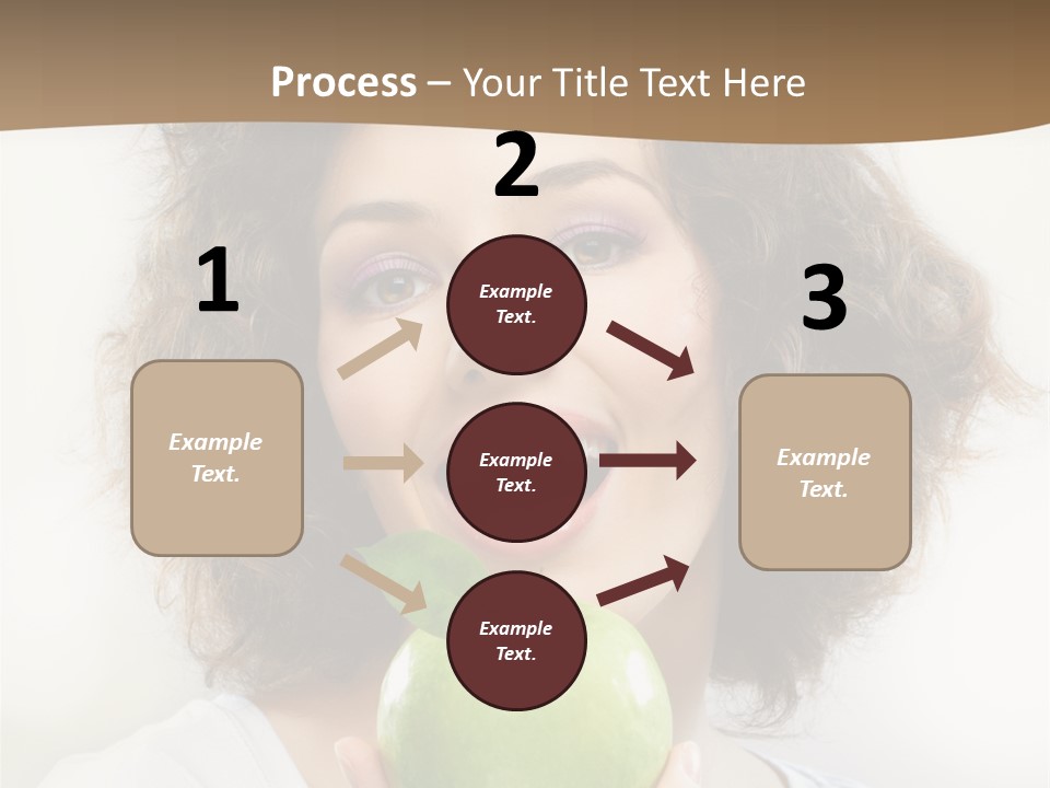 Only Person Cheerful PowerPoint Template