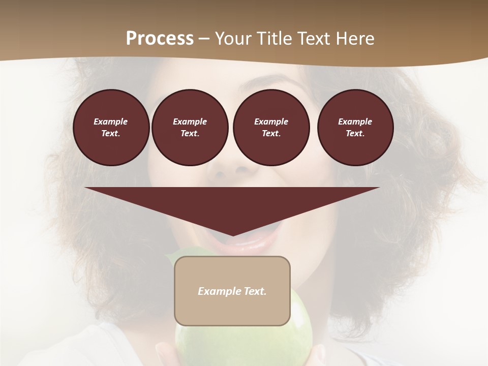 Only Person Cheerful PowerPoint Template