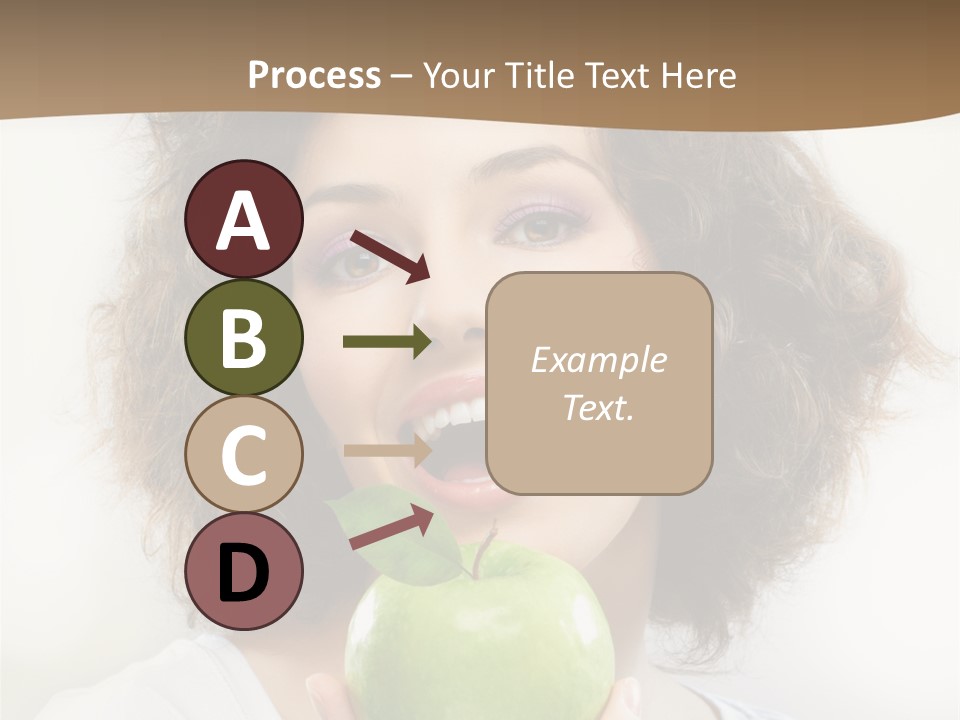 Only Person Cheerful PowerPoint Template