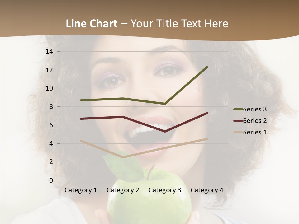 Only Person Cheerful PowerPoint Template