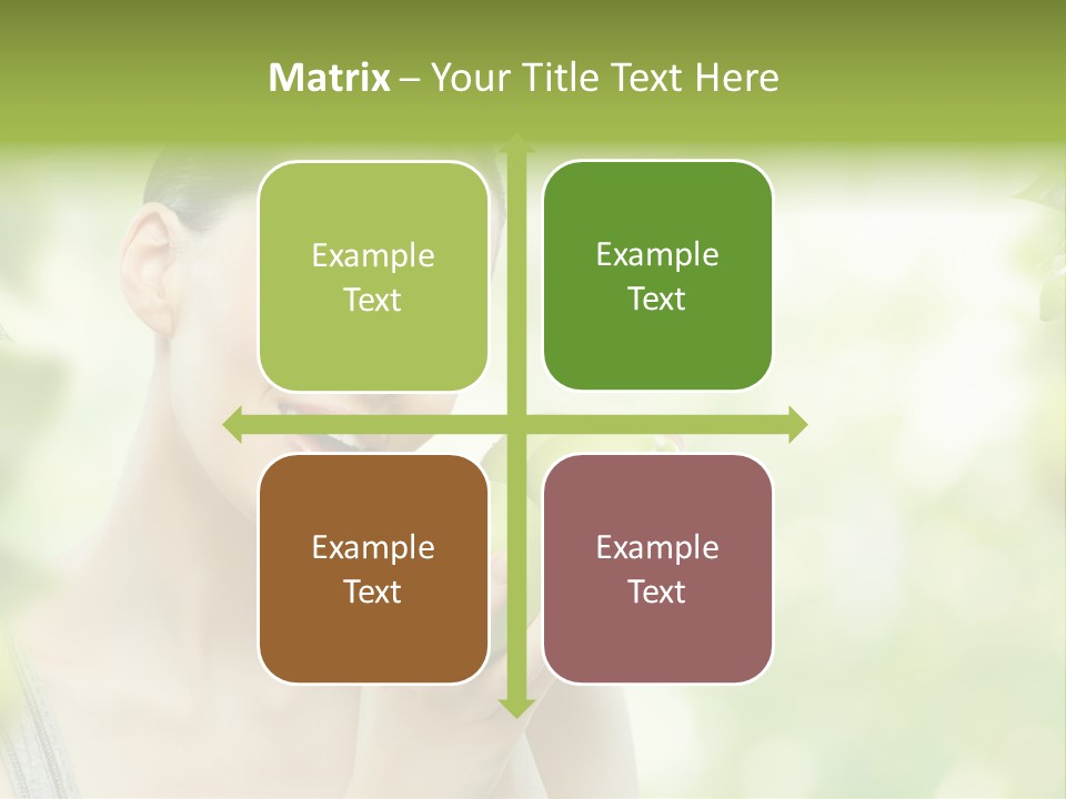 Green Nature Smile PowerPoint Template