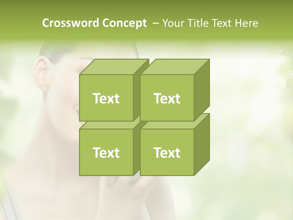 Green Nature Smile PowerPoint Template