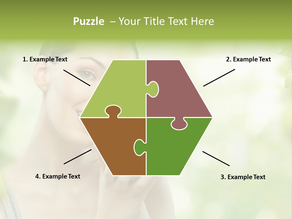 Green Nature Smile PowerPoint Template