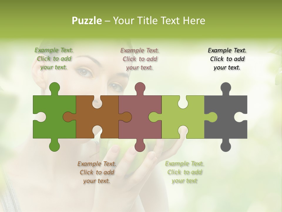 Green Nature Smile PowerPoint Template
