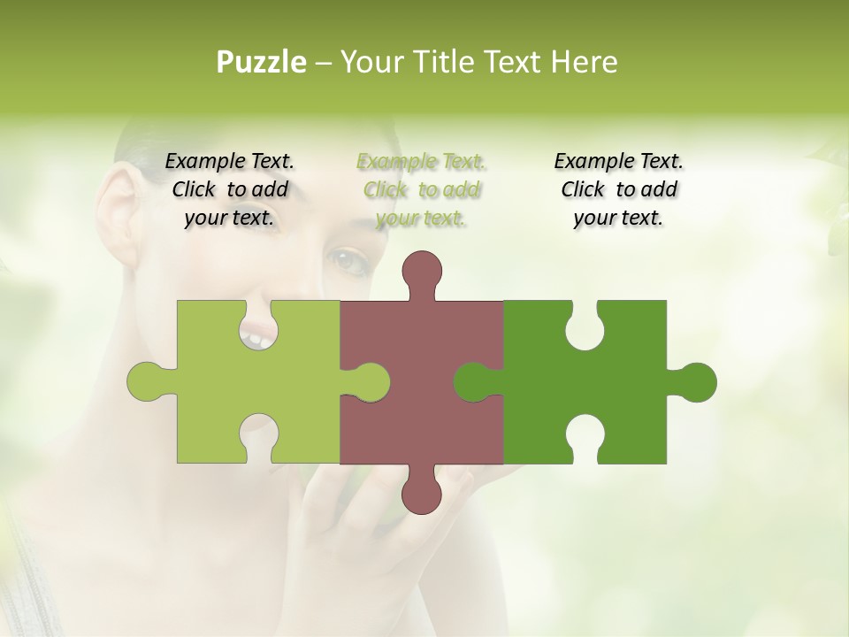 Green Nature Smile PowerPoint Template