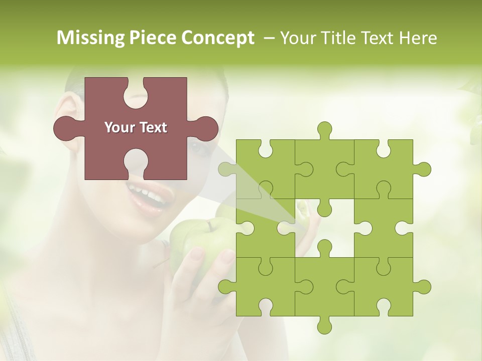 Green Nature Smile PowerPoint Template