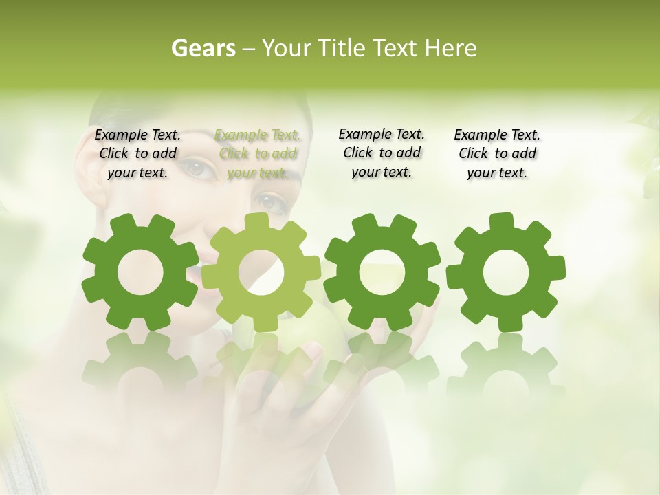 Green Nature Smile PowerPoint Template
