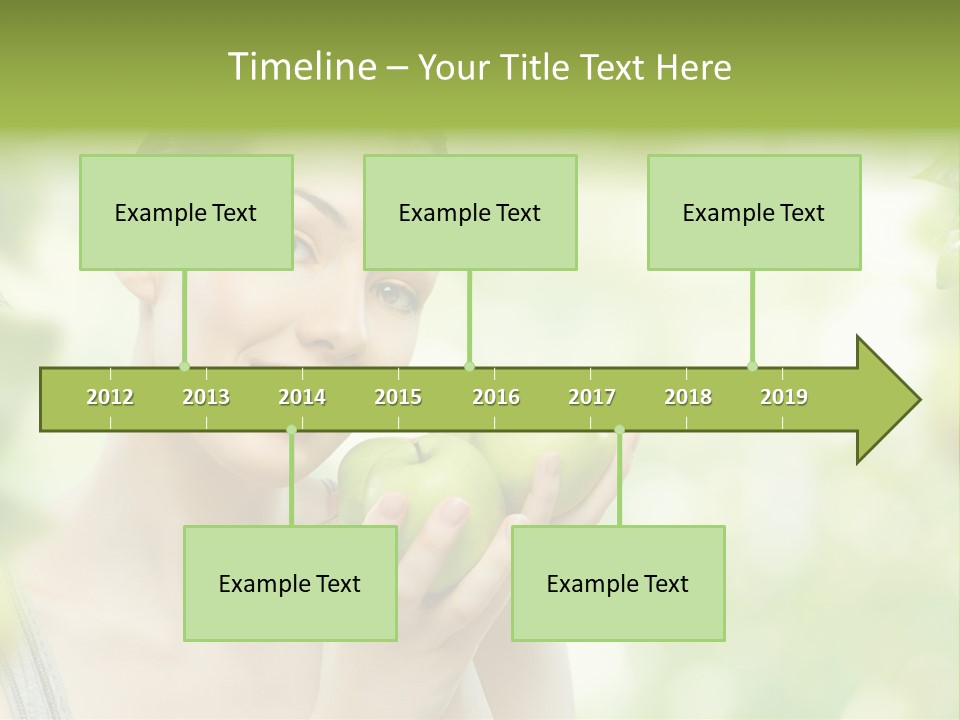 Green Nature Smile PowerPoint Template