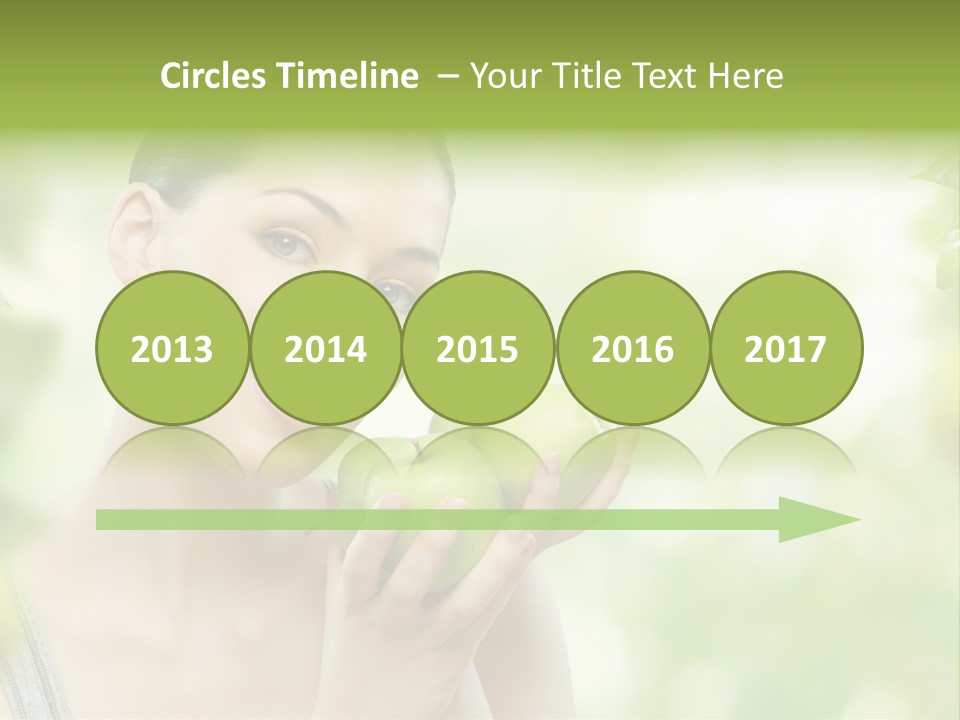 Green Nature Smile PowerPoint Template