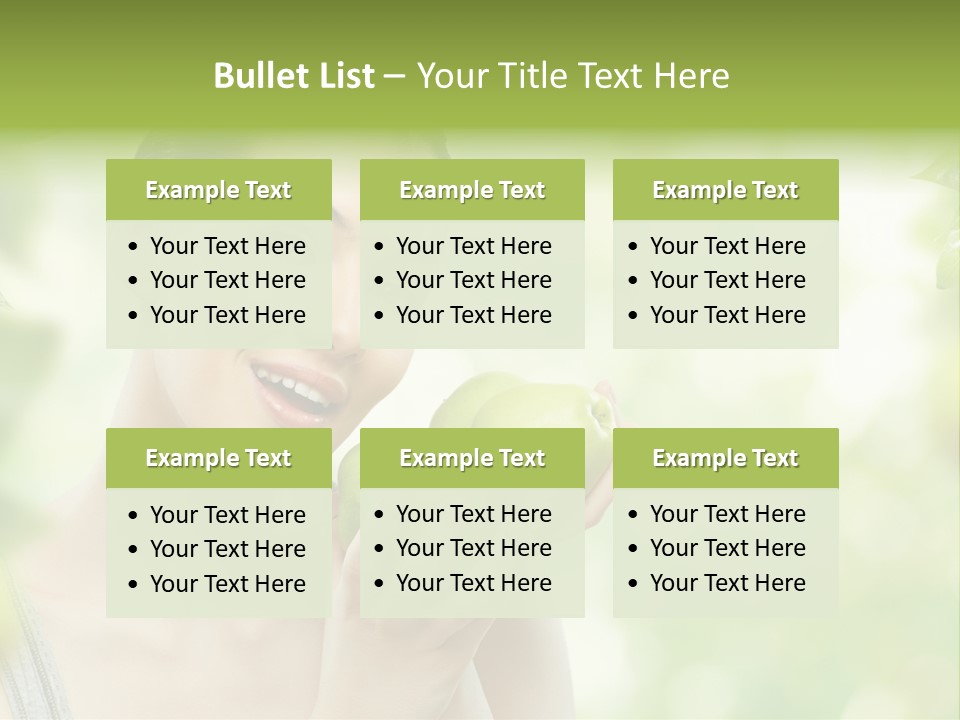 Green Nature Smile PowerPoint Template