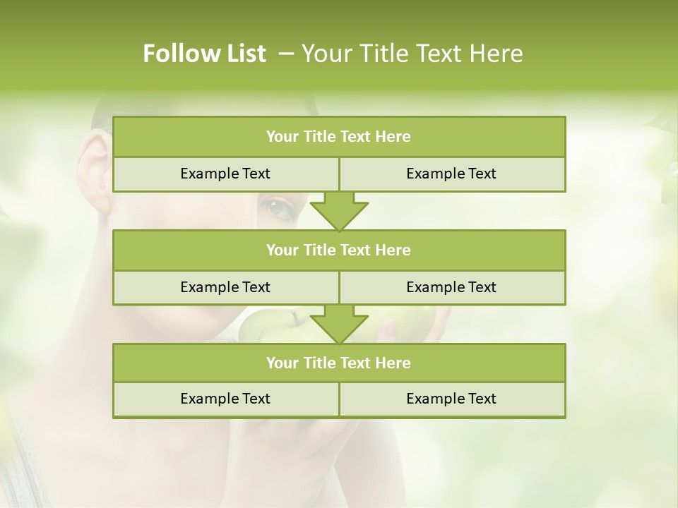 Green Nature Smile PowerPoint Template
